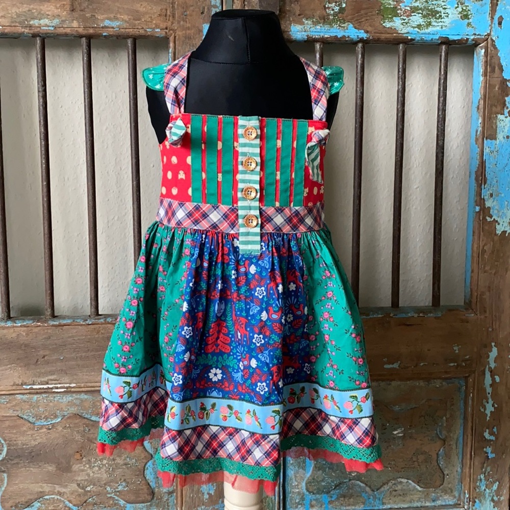 Matilda Jane cotton patchwork dress, 2T